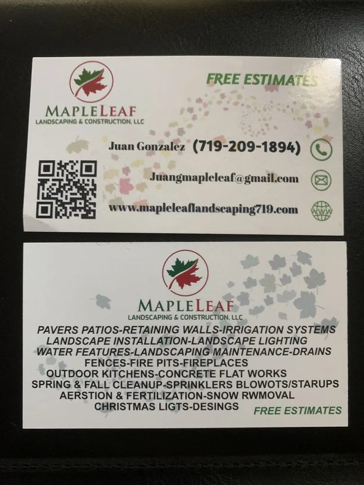 Professional yard cleanup service for residential properties in Colorado Springs, CO by Maple Leaf Landscaping & Construction