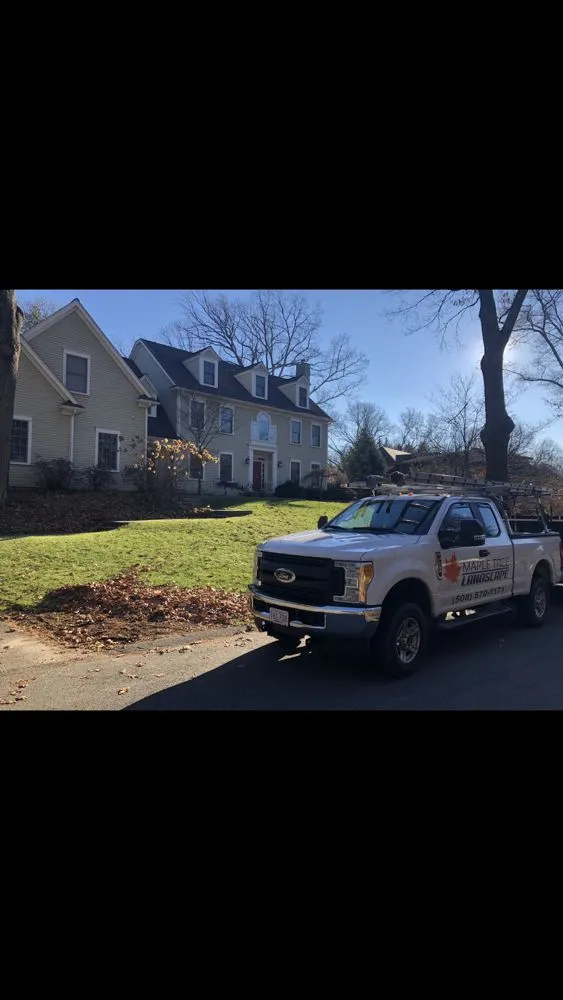 Local yard maintenance for year-round maintenance in Wayland, MA by Maple Tree Landscape