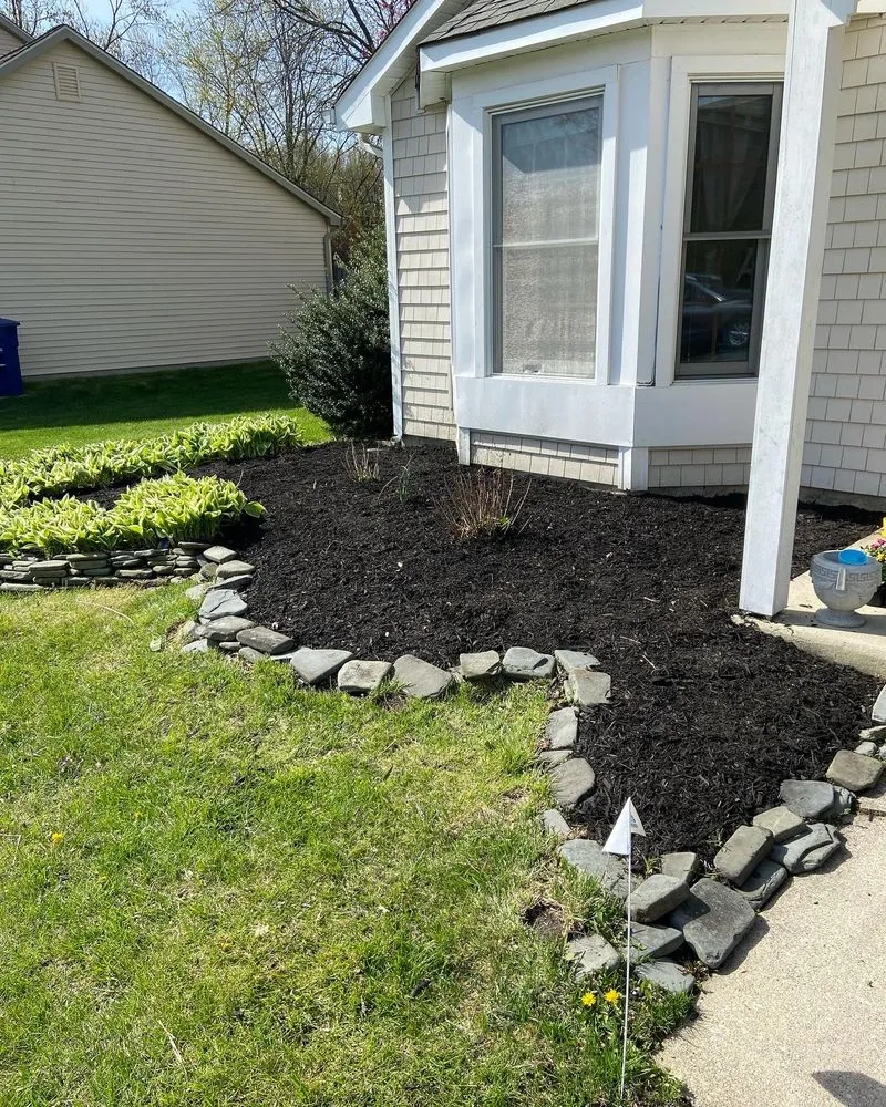 Custom landscape installation in Mount Laurel Township, NJ by Maplewood Landscaping
