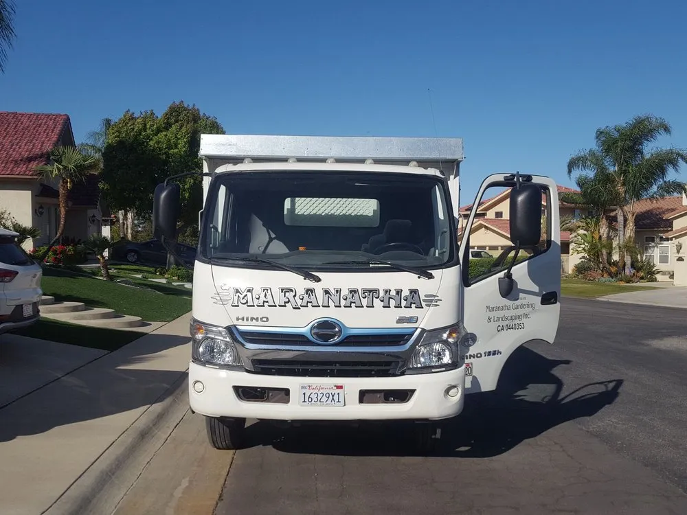 Professional lawn mowing service in Bakersfield, CA by Maranatha Landscape