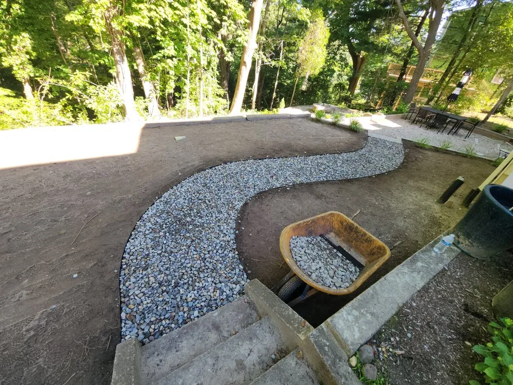 Custom garden landscaping in West Bridgewater, MA - Marcal Landscaping and Construction