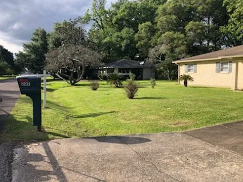 Local outdoor landscaping for year-round maintenance in Rayne, LA by Marcantel's Lawn Care