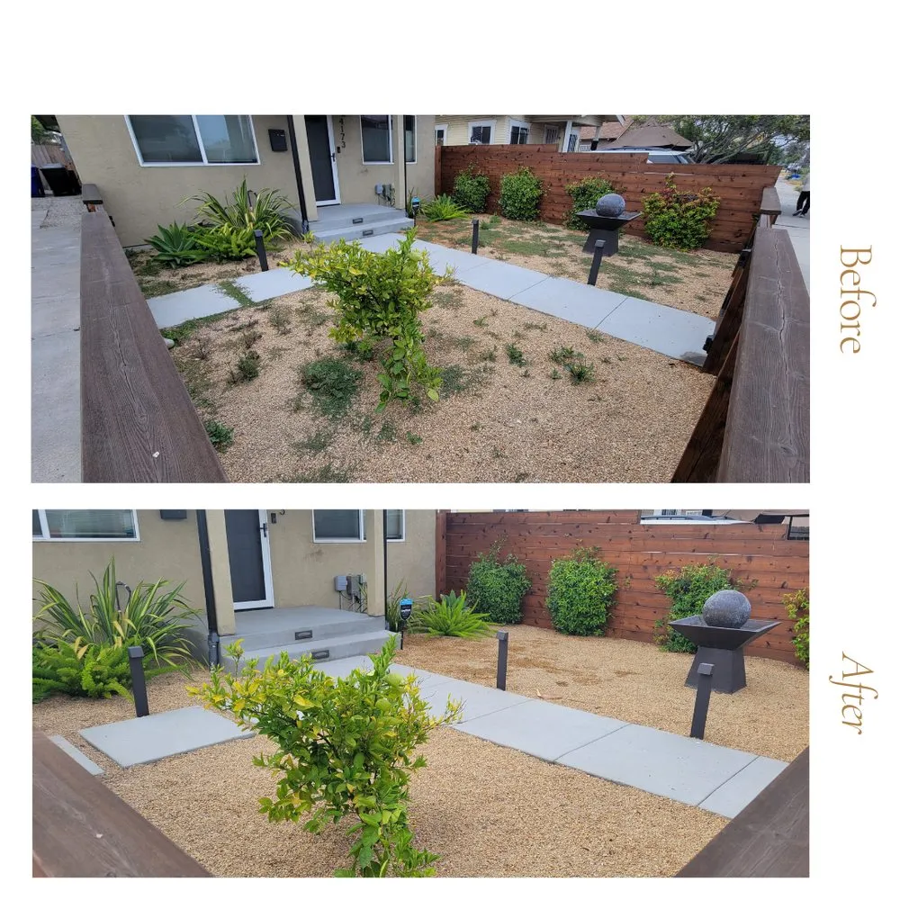 Affordable outdoor landscaping in San Diego, CA by Marcos Maintenance