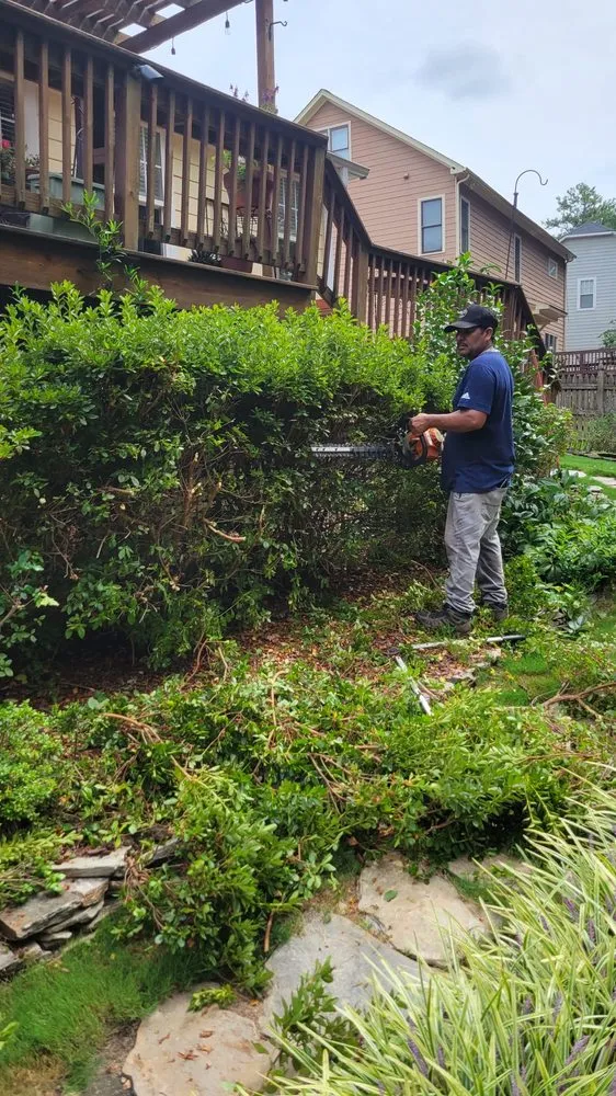 Custom garden landscaping in Raleigh, NC - Marcos V Landscaping