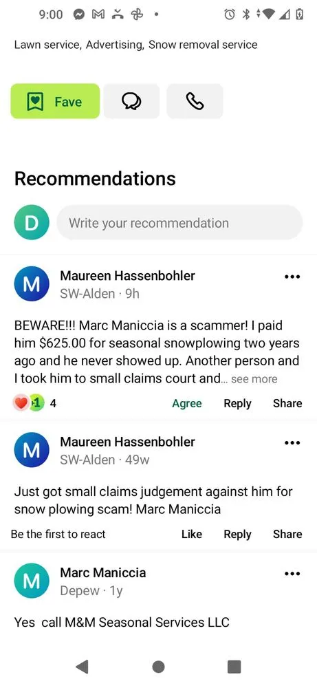 Local outdoor landscaping near you in Depew, NY by Marc's Pro Landscaping & Snow Removal