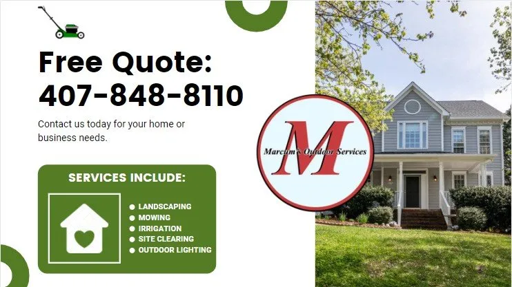 Trusted lawn care service for beautiful yards in Oviedo, FL by Marcum's Outdoor Services