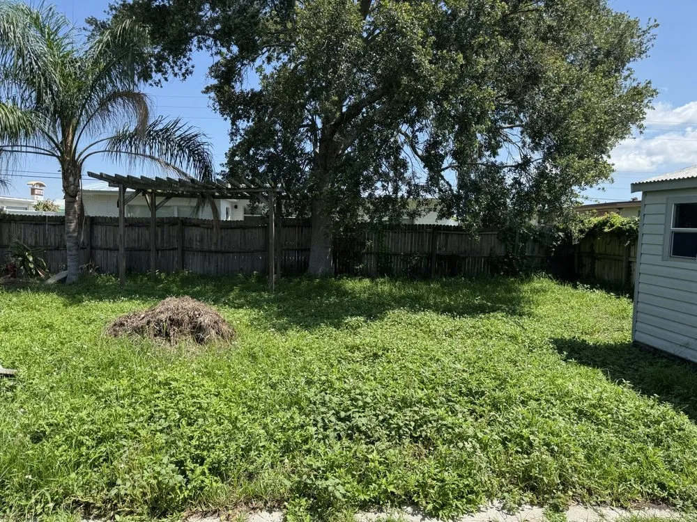 Expert yard cleanup service for beautiful yards in Titusville, FL by Marcus & Sons Landscaping