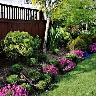 Reliable garden landscaping in Hanford, CA by Mares Lawn Care Service