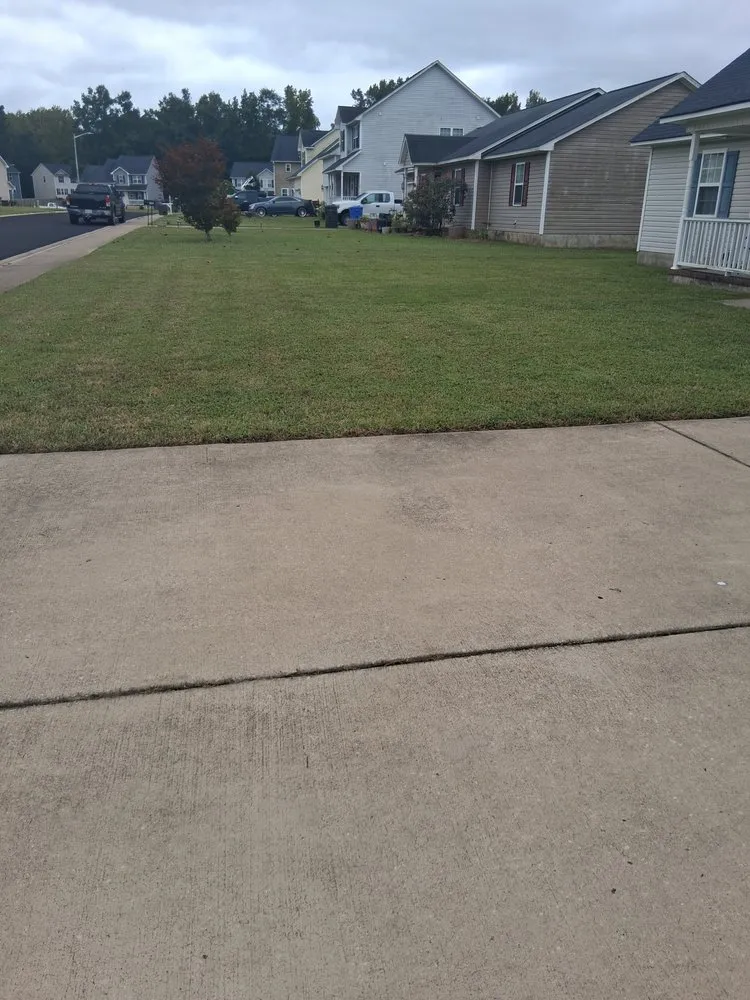 Custom garden landscaping with custom design in Fayetteville, NC by Margaret Lawn Service