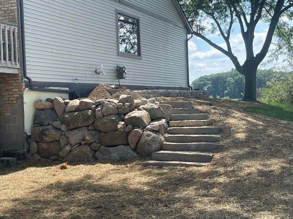 Local landscape installation for homes across Manchester, MI - Margraves Landscaping