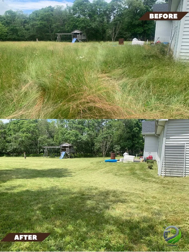 Custom landscaping services for residential properties across Effort, PA - Marian's Grass Cutting Services