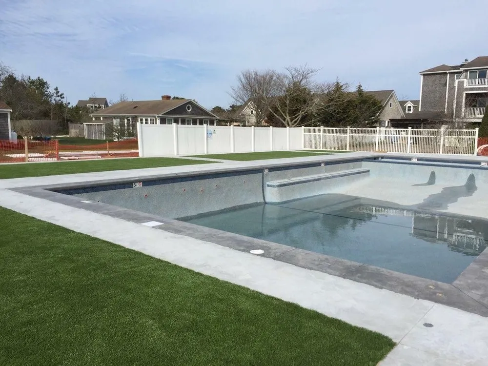 Expert landscape design with custom design in Hyannis, MA by Marichal Swimming Pool Construction
