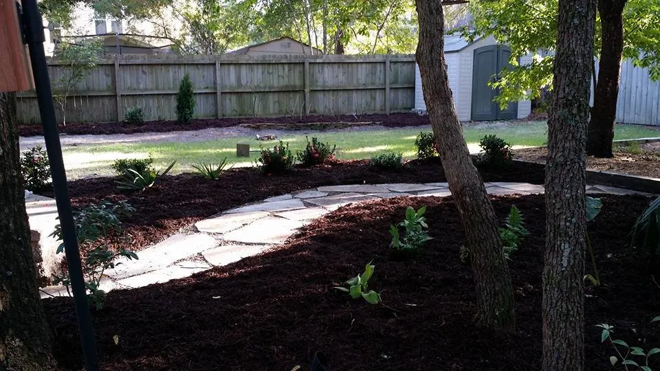 Local lawn mowing service with custom design in Stone Mountain, GA by Marietta Superior Landscapes