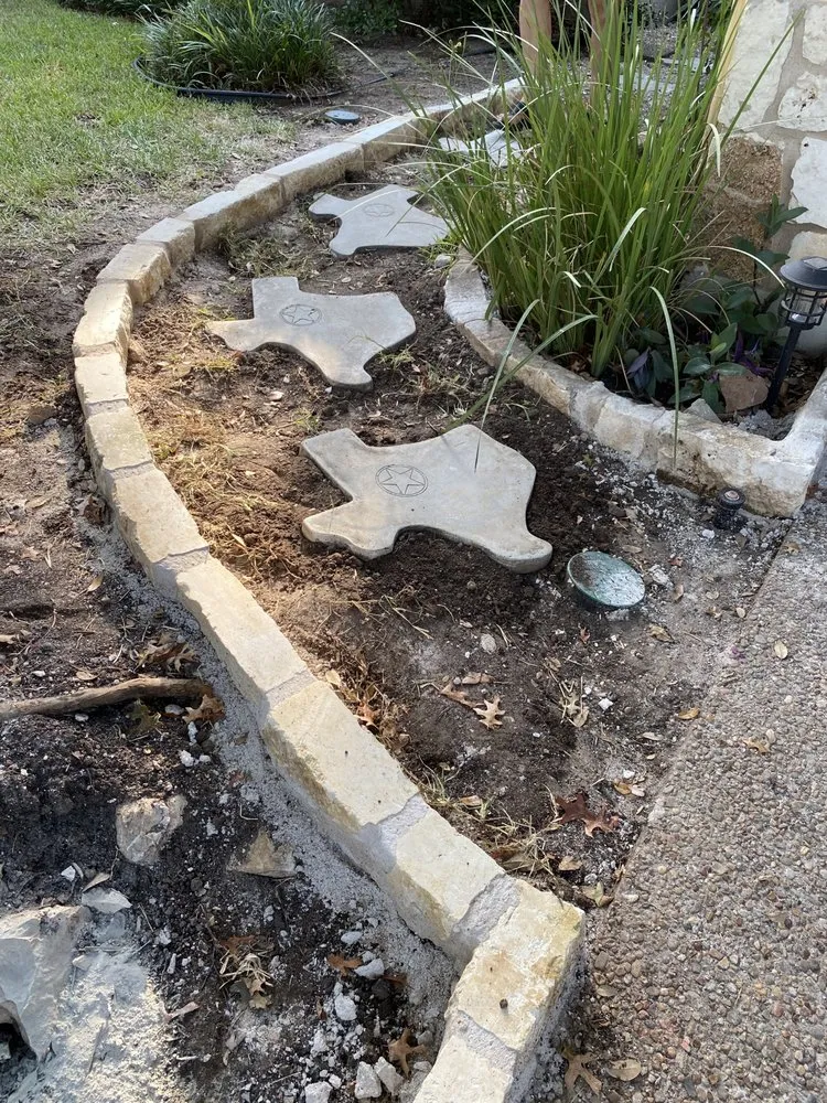 Professional landscape installation in Austin, TX by Marin Construction