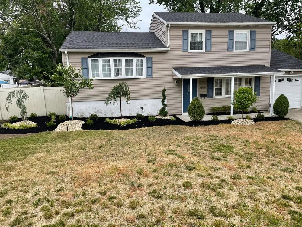 Custom garden landscaping for beautiful yards in Freehold, NJ by Marin Landscaping and Tree Service