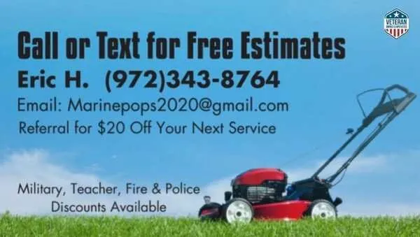 Affordable garden landscaping experts serving Lancaster, TX - Marine Pops Lawn Care