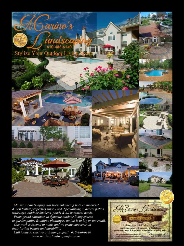 Affordable landscape installation for beautiful yards in Coatesville, PA by Marino's Landscaping