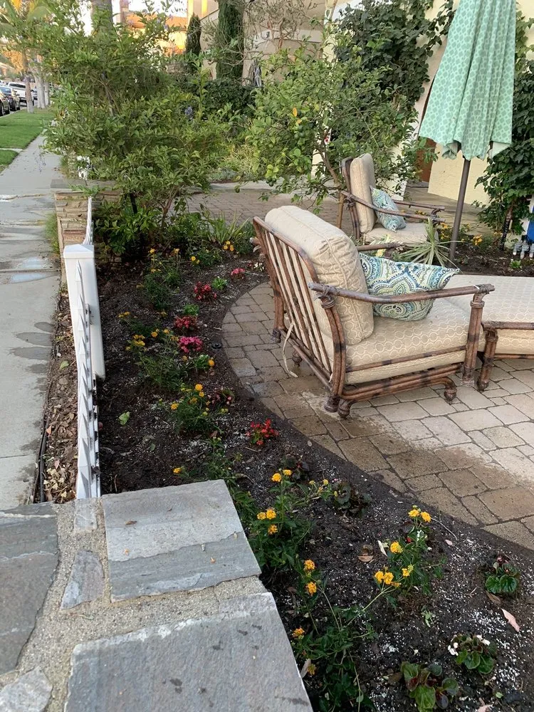 Custom landscape installation for homes in Santa Ana, CA by Marins Landscaping