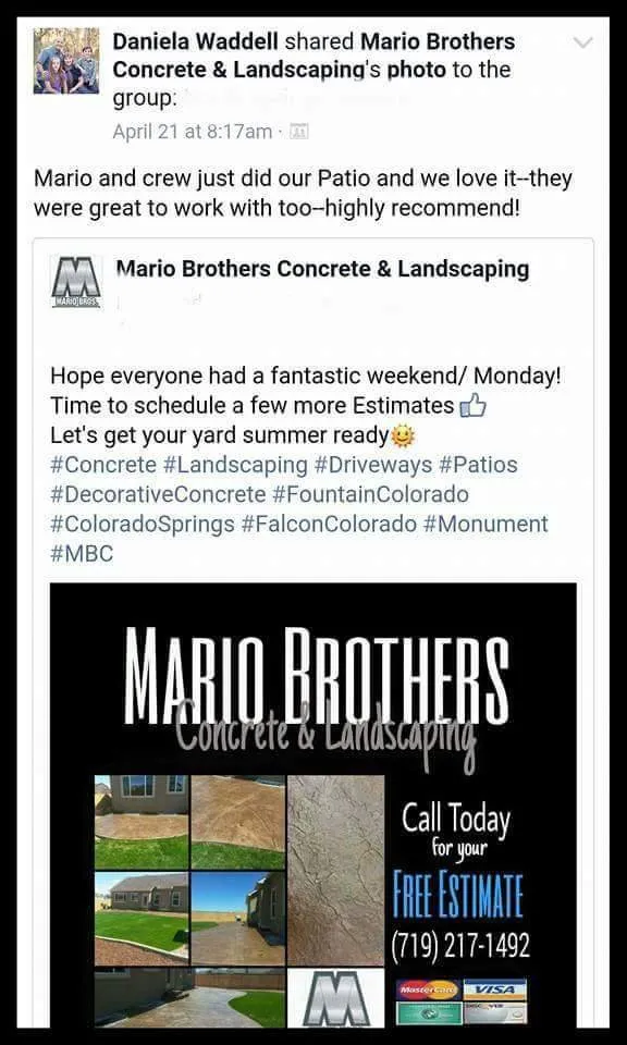 Affordable yard cleanup service in Fountain, CO by Mario Brothers Concrete