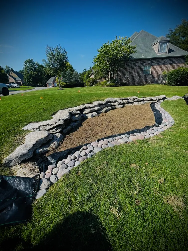 Trusted lawn care service with custom design in Tulsa, OK by Marios Landscaping & More