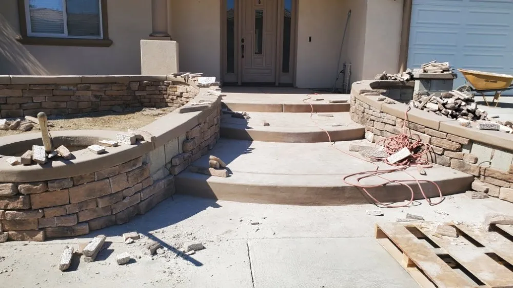 Professional outdoor landscaping with custom design in Lake Elsinore, CA by Mario's Landscaping