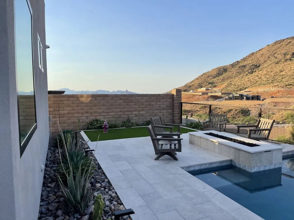 Custom outdoor landscaping for outdoor upgrades in Phoenix, AZ by Mario's Landscaping