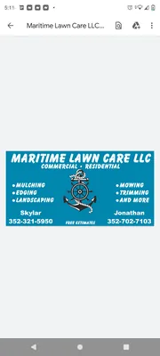 Maritime Lawn Care Logo