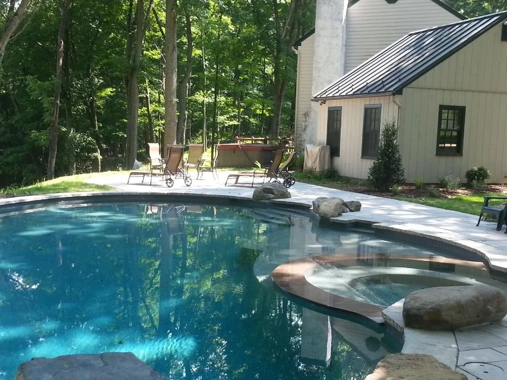 Expert landscaping services with custom design in Upper Black Eddy, PA by Mark Bryan Designs