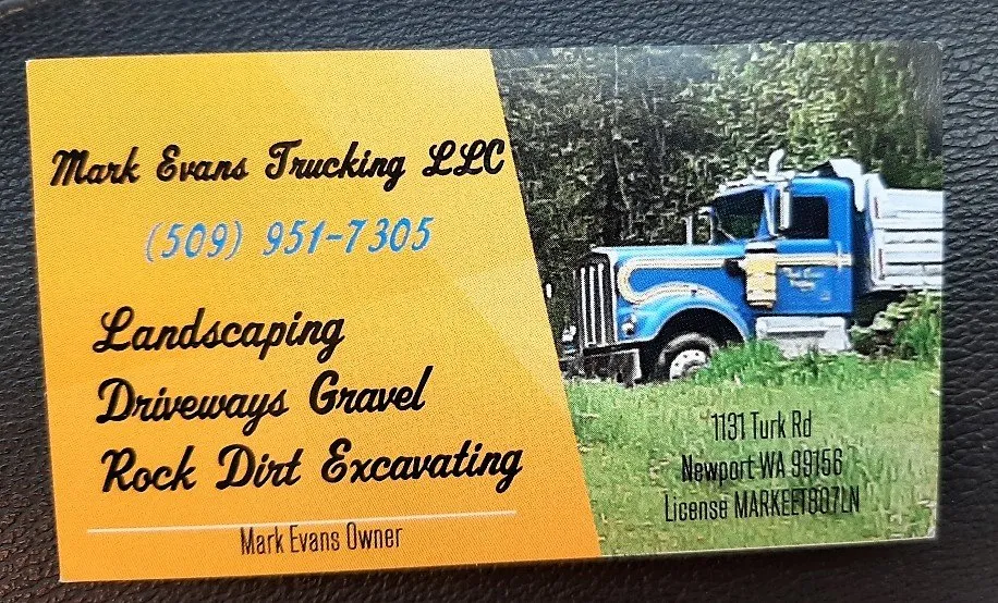 Local outdoor landscaping near you across Newport, WA - Mark Evans Trucking