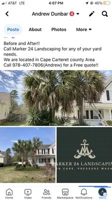 Marker 24 landscaping