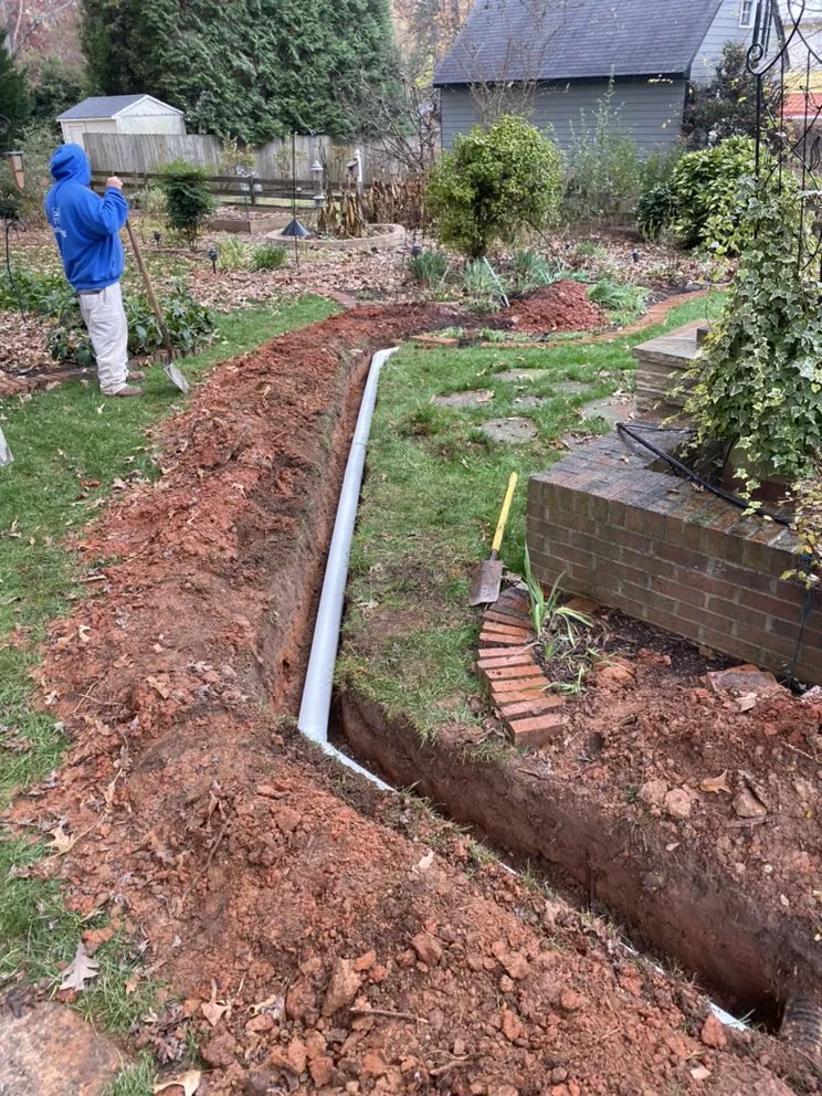Local landscape installation in Knightdale, NC by Marks Creek Landscaping
