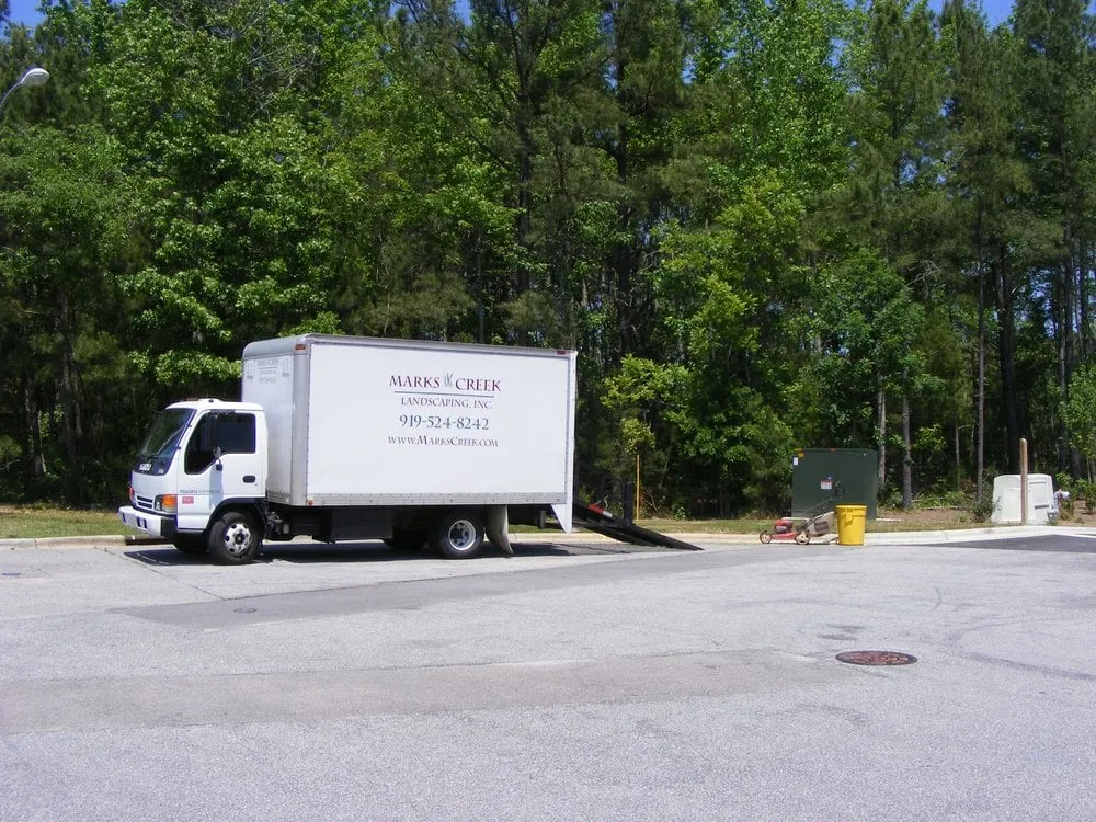 Professional yard cleanup service in Knightdale, NC by Marks Creek Landscaping