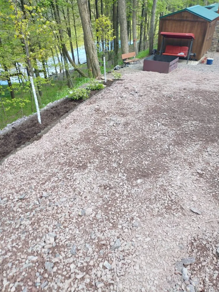 Professional outdoor landscaping with custom design in Masontown, WV by Marks Landscaping & Design