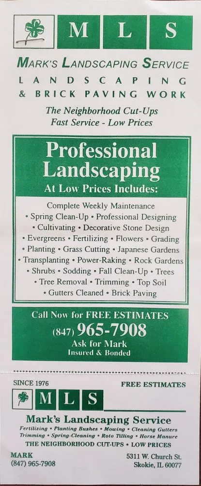 Local yard cleanup service experts serving Skokie, IL - Mark's Landscaping