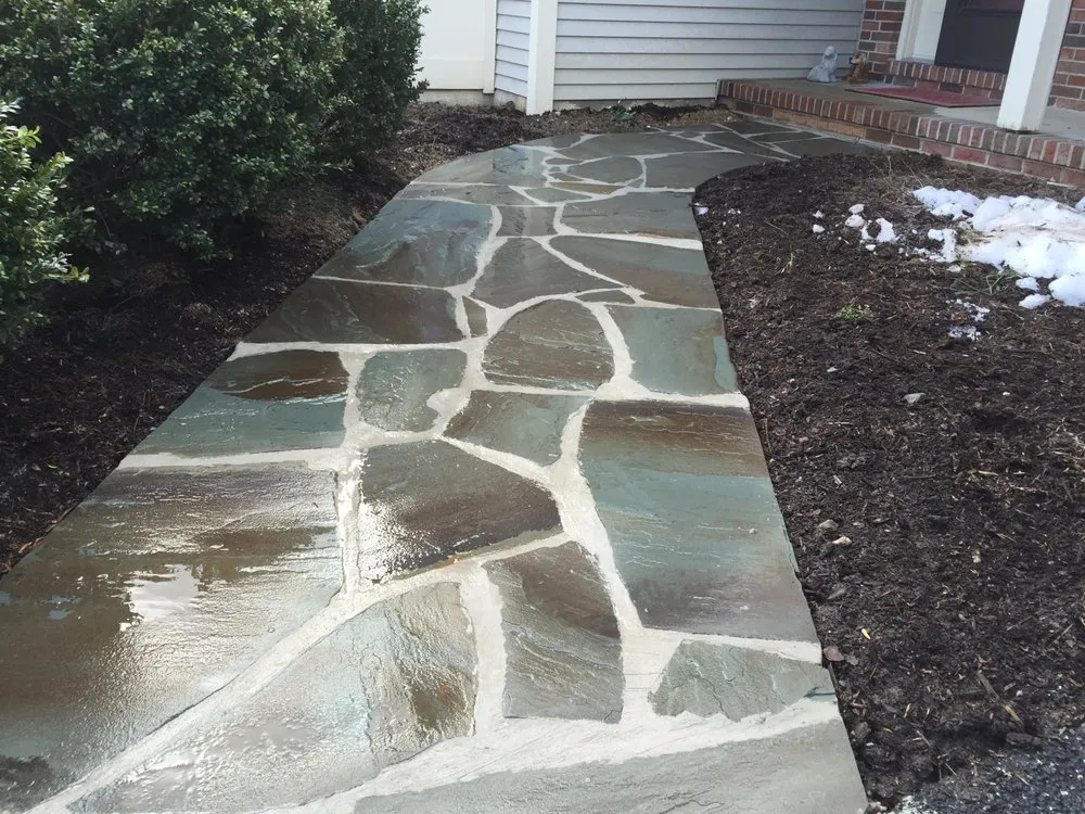 Custom yard maintenance with custom design in Halethorpe, MD by Mark's Lawn & Landscape
