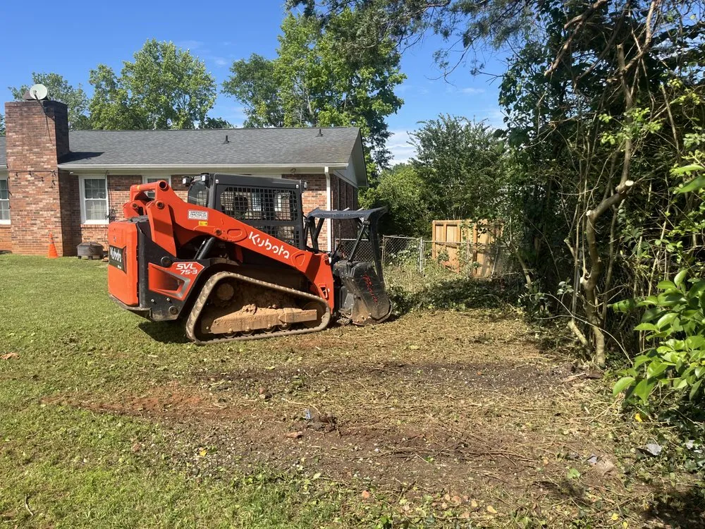 Custom landscape design with custom design across Greer, SC - Mark's Stump Removal