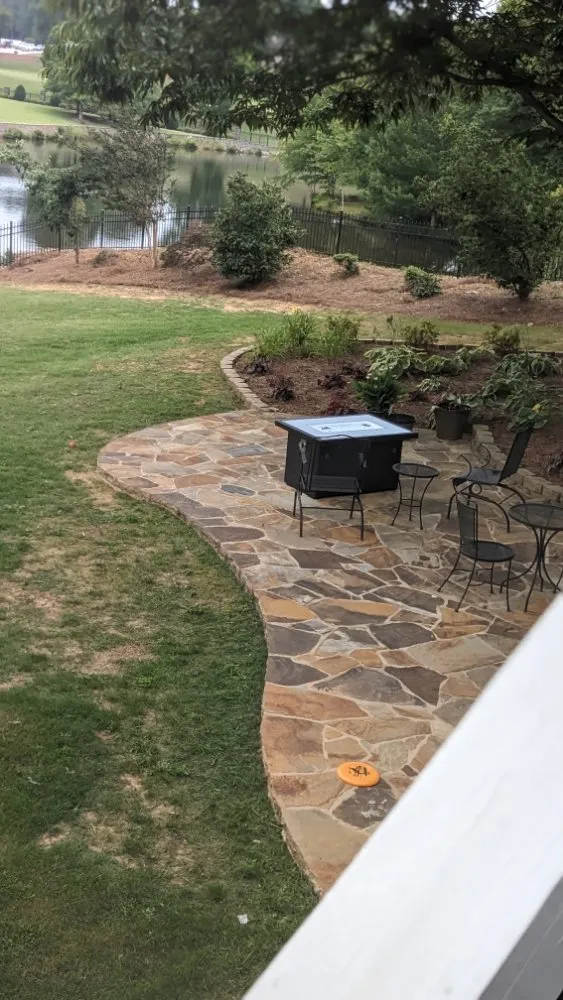 Custom outdoor landscaping with custom design across Waco, GA - Marlow Dirt Works And Lawn Care