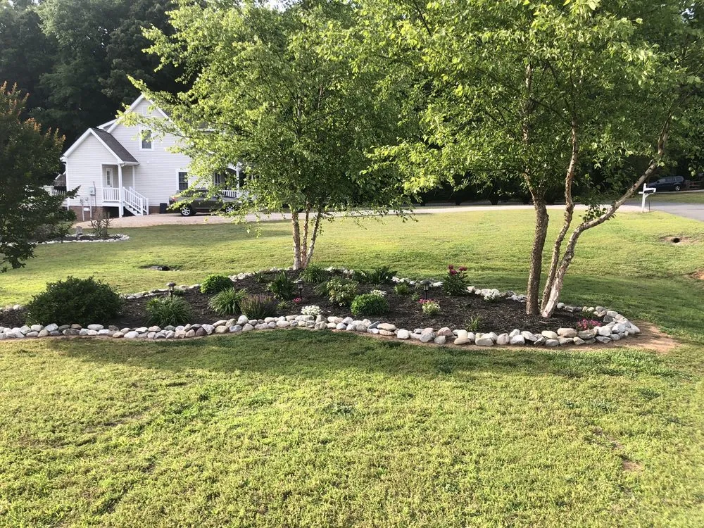 Custom garden landscaping for beautiful yards across Marvin, NC - Marmo’s Landscaping