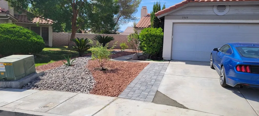 Local landscape installation for beautiful yards in Las Vegas, NV by Marquez Landscaping