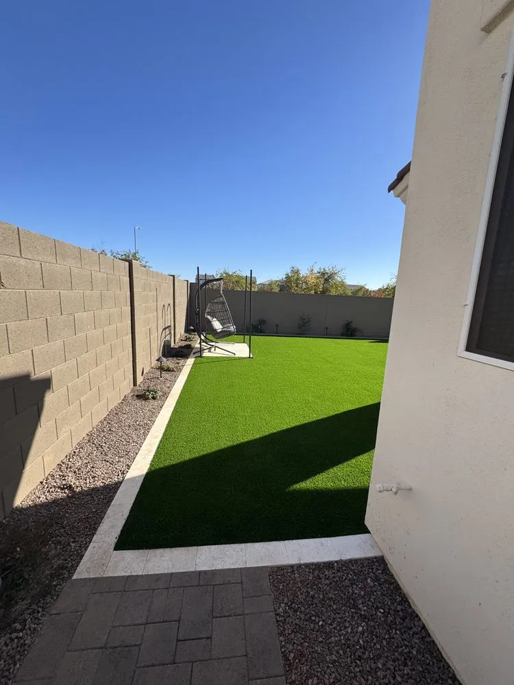 Expert yard maintenance in Phoenix, AZ by Marquez Luxury Landscape