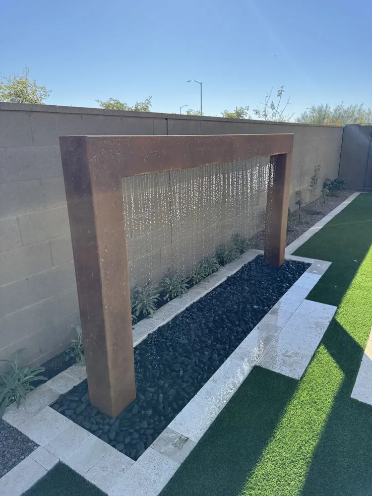 Expert lawn mowing service for residential properties in Phoenix, AZ by Marquez Luxury Landscape