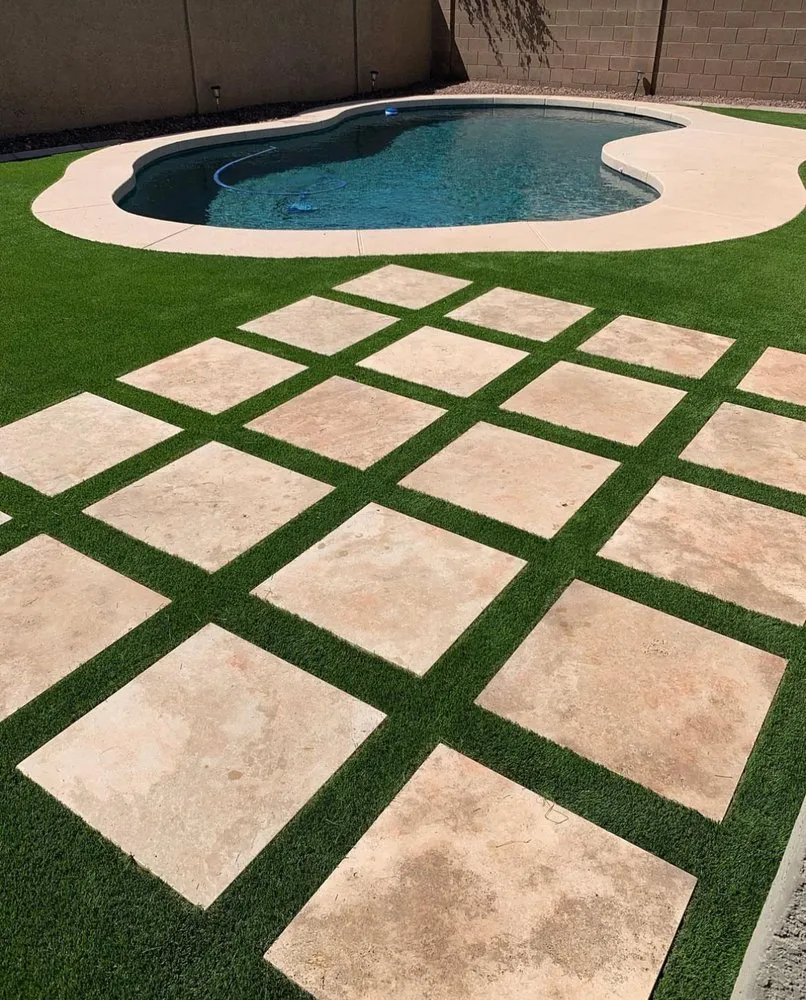 Local lawn mowing service in Phoenix, AZ by Marquez Luxury Landscape