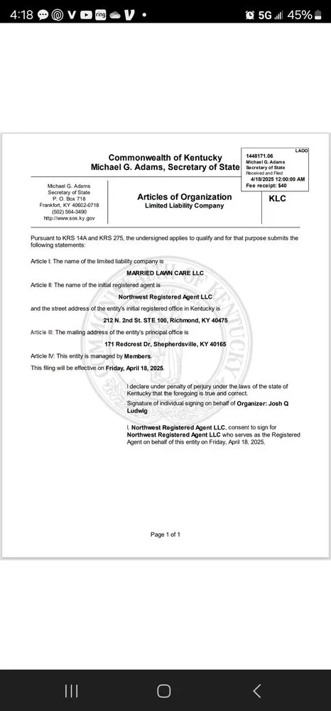 Local landscape design in Shepherdsville, KY - Married Lawn Care