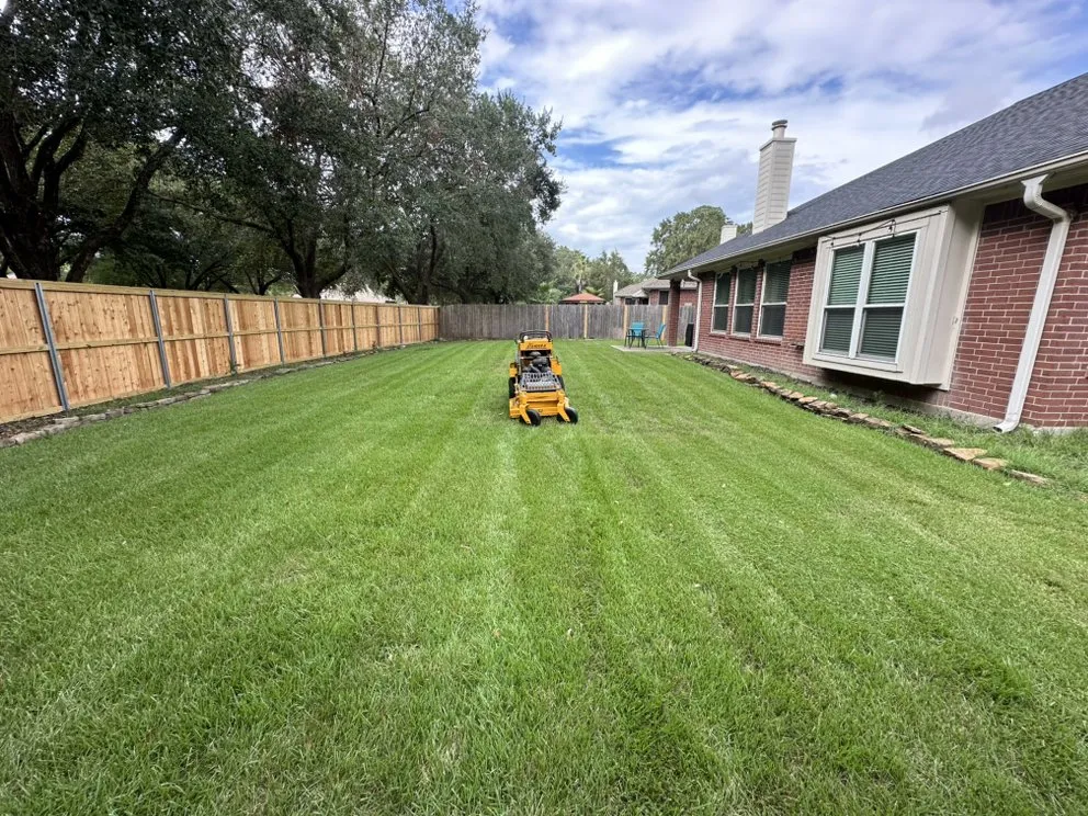 Expert landscape installation in Houston, TX by Marsh lawn & landscaping