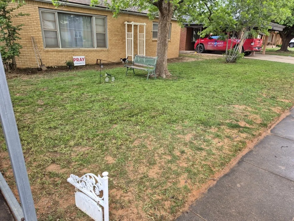 Custom lawn care service for year-round maintenance in Lamesa, TX by Martens Small Yard Mowing and Trimming