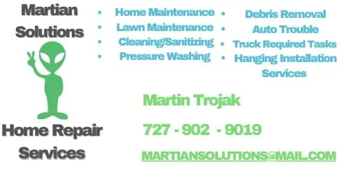 Affordable yard maintenance for homes in New Port Richey, FL by Martians Solutions