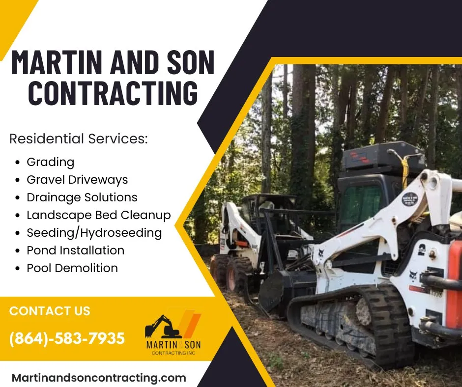 Trusted landscape installation in Spartanburg, SC - Martin & Son Contracting