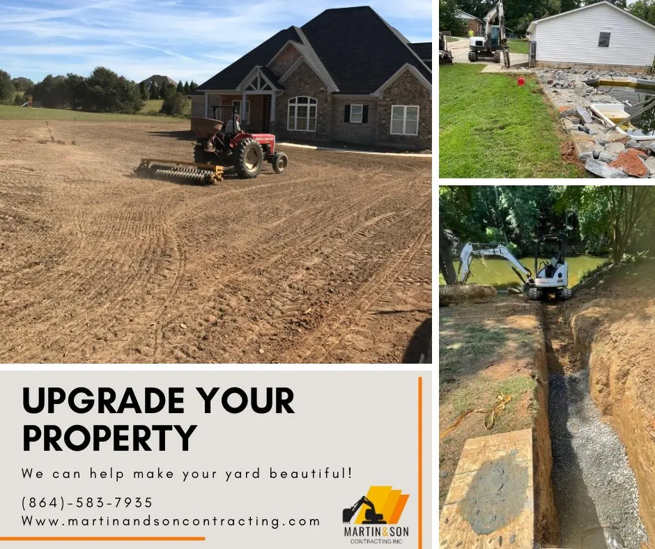 Custom landscaping services in Spartanburg, SC - Martin & Son Contracting