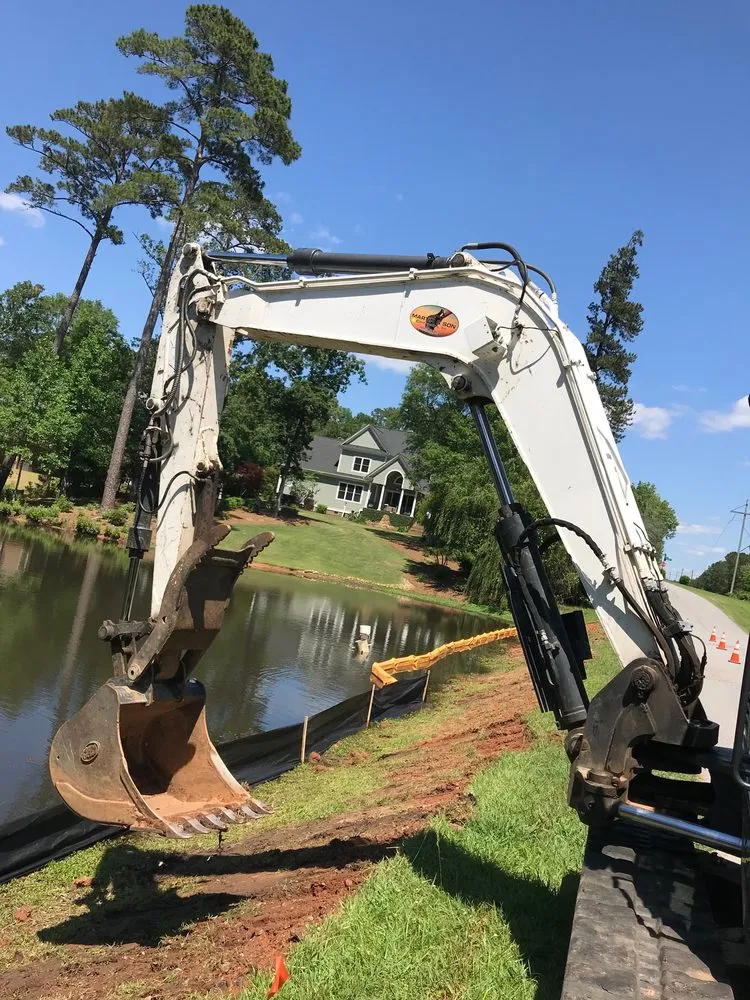 Custom lawn mowing service for residential properties in Spartanburg, SC by Martin & Son Contracting