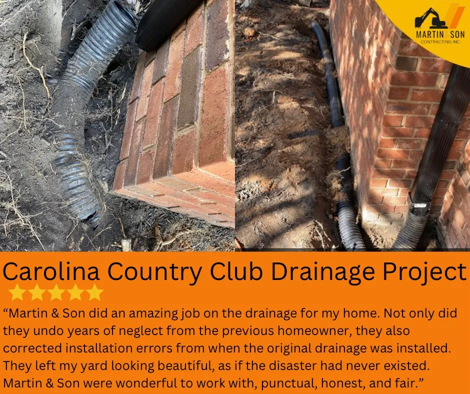 Reliable yard cleanup service in Spartanburg, SC by Martin & Son Contracting